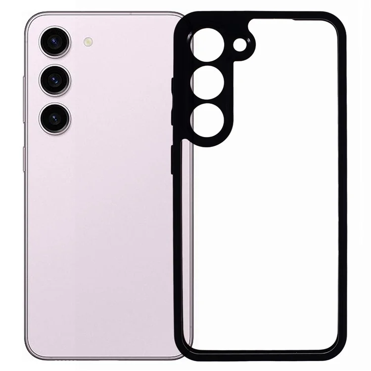 For Samsung Galaxy S23 Case Drop-proof TPU+PC Crystal Clear Phone Cover