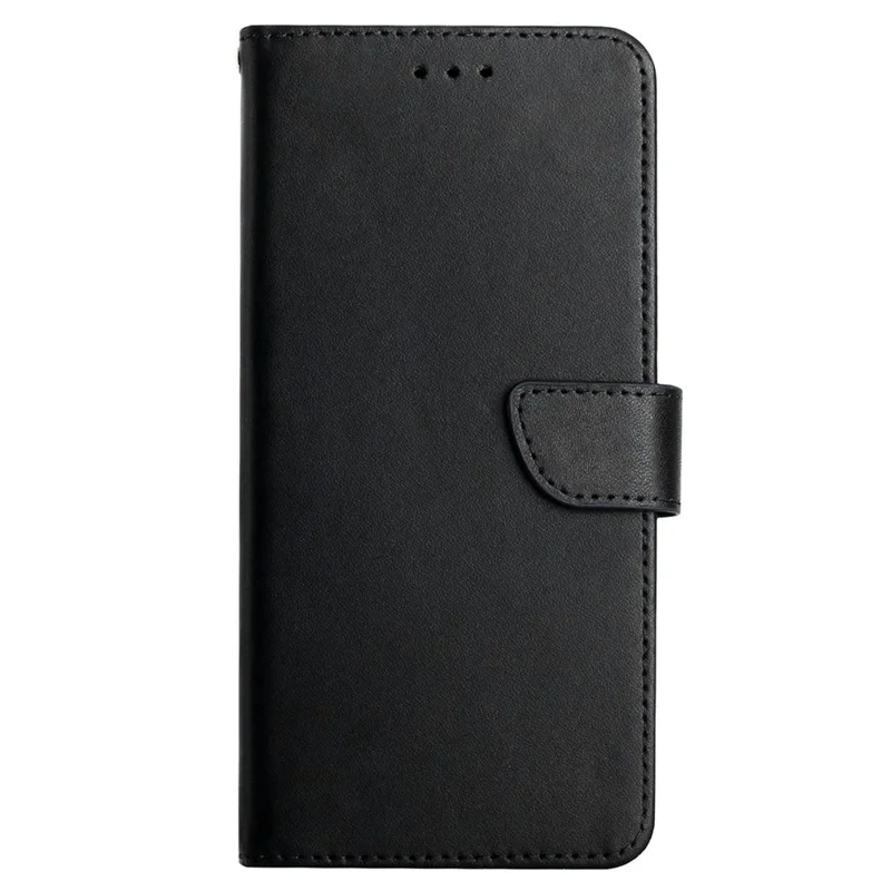 HT02 For Google Pixel 9 Pro XL Case Genuine Cow Leather Phone Cover Nappa Texture - Black