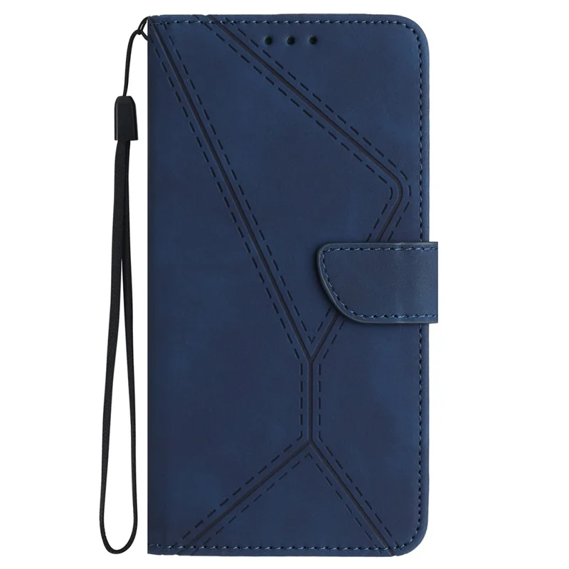 HT05 For Google Pixel 10 Pro XL / 9 Pro XL Wallet Case PU Leather Stand Flip Phone Cover - Blue