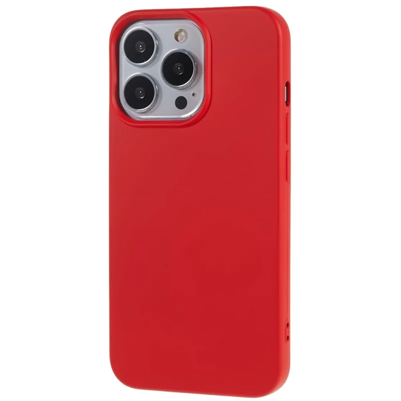 For iPhone 15 Pro Flexible TPU Phone Cover 2.0mm Scratch-resistant Protective Case - Red