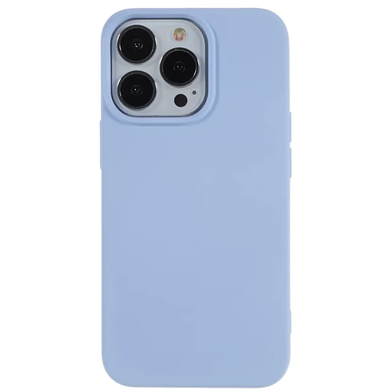 For iPhone 15 Pro Flexible TPU Phone Cover 2.0mm Scratch-resistant Protective Case - Purple