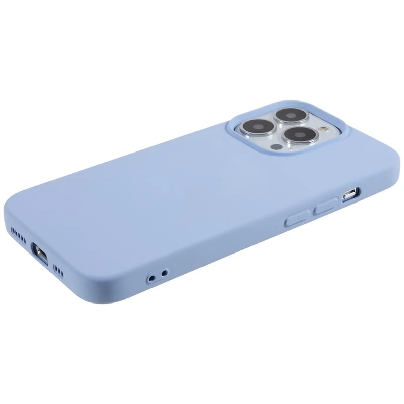 For iPhone 15 Pro Flexible TPU Phone Cover 2.0mm Scratch-resistant Protective Case - Purple