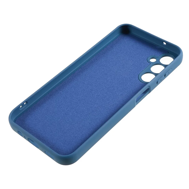Cell Phone Case for Samsung Galaxy A55 5G Scratch-resistant 2.0mm Soft TPU Back Cover - Blue
