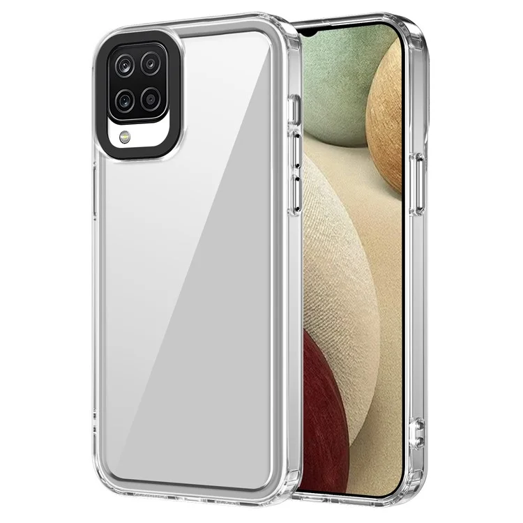 For Samsung Galaxy M53 5G Case Ant-drop PC+TPU Clear Phone Cover - Transparent
