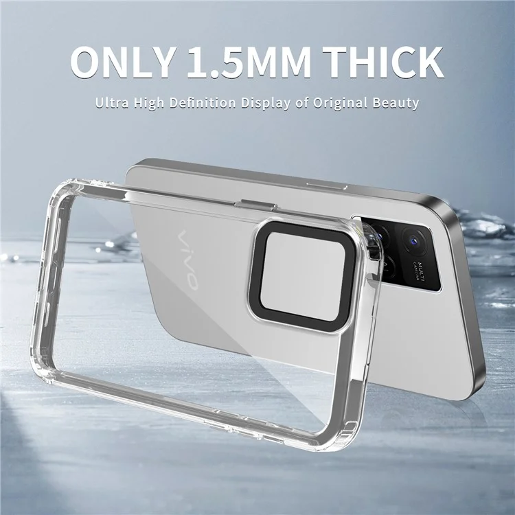 Für vivo Y21 / Y33s / Y21s / Y32 4G / Y21t 4G Klar Hülle PC+TPU Anti-gelb Handyhülle - Transparent