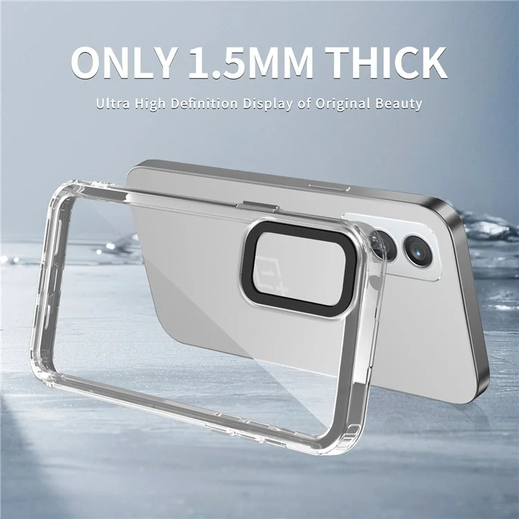 For OnePlus Nord 2 5G Case PC+TPU Impact Resistant Smart Phone Cover - Transparent