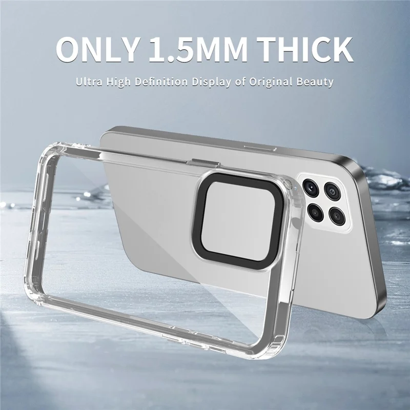 For Samsung Galaxy A22 4G (EU Version) / M22 / M32 (Global Version) 4G Case Protective PC+TPU Clear Phone Cover - Transparent