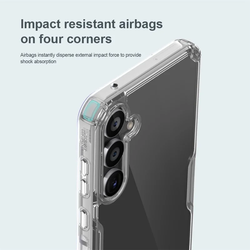 Чехол NILLKIN Nature Pro Series для Samsung Galaxy A55 5G, ПК+TPU, прозрачная задняя крышка с противоударной защитой