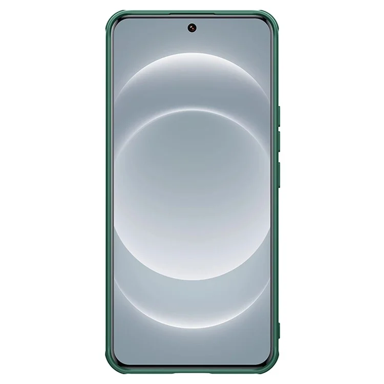 NILLKIN CamShield Prop Magnetic Series for Xiaomi 14 Ultra Case PC+TPU Phone Cover with Camera Cover / Kickstand - Green