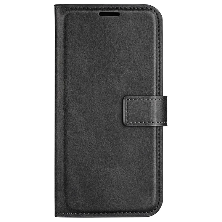 For OnePlus 12R 5G / Ace 3 5G Case Calf Texture Full Protection Flip Phone Cover - Black
