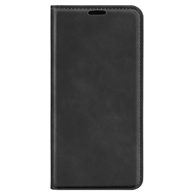 For OnePlus 12R 5G / Ace 3 5G Case PU Leather Wallet Phone Cover Auto-absorbed - Black