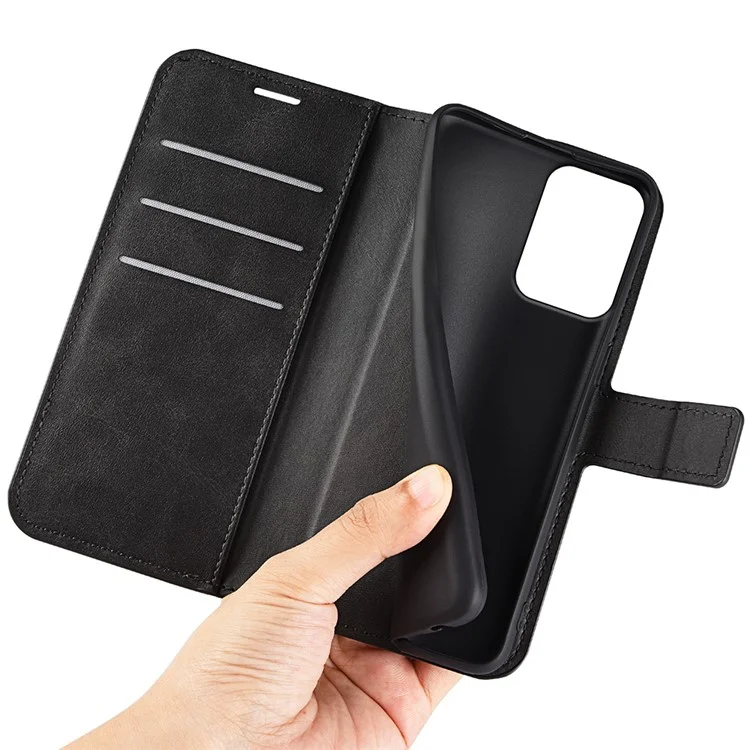 Per Motorola Moto G45 5G / G34 5G Custodia in Pelle PU Portafoglio Pieghevole Cover per Telefono - Nero