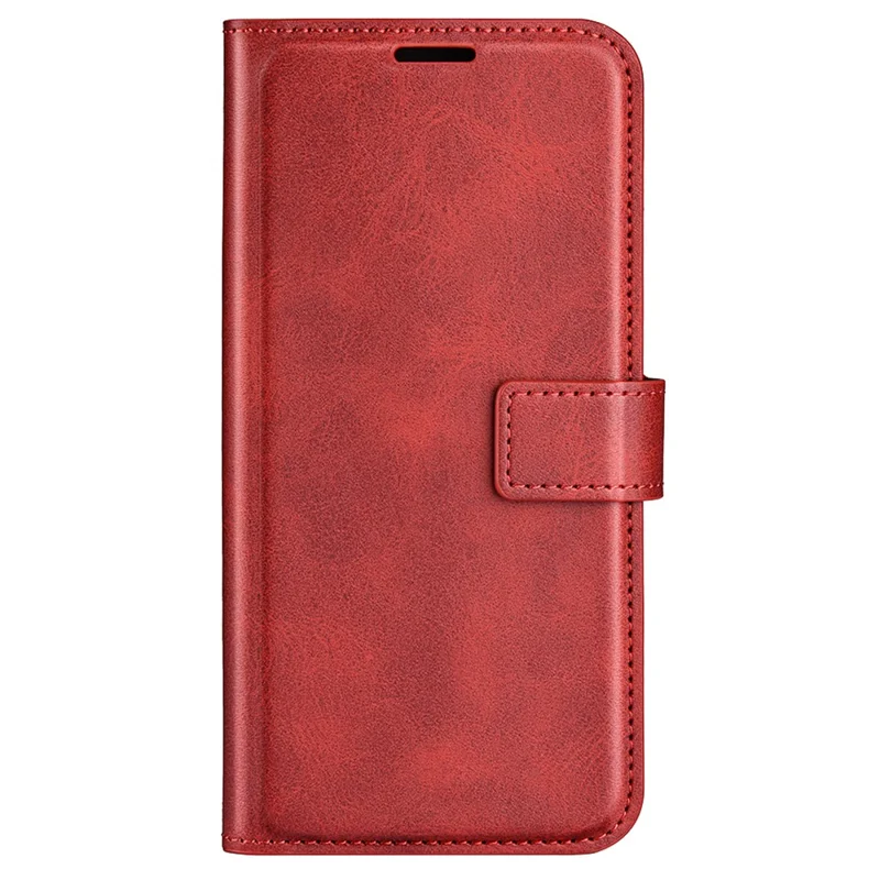 For Motorola Moto G45 5G / G34 5G Case PU Leather Wallet Folding Phone Cover - Red