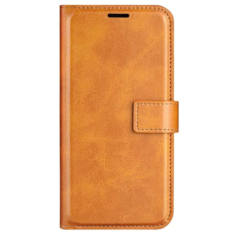 For Motorola Moto G45 5G / G34 5G Case PU Leather Wallet Folding Phone Cover - Yellow