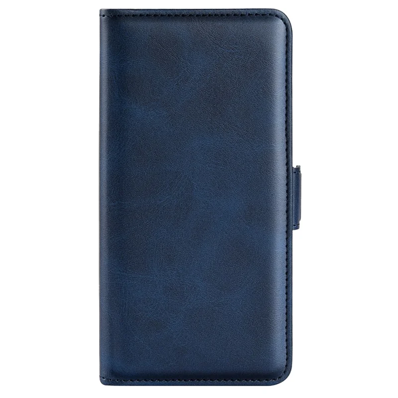 For Motorola Moto G45 5G / G34 5G Case Dual Magnetic Clasp Stand Protective Cover - Blue