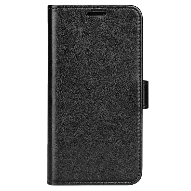 Per Motorola Moto G45 5G / G34 5G Custodia Folio in Pelle PU Custodia Portafoglio per Cellulare Texture Crazy Horse - Nero