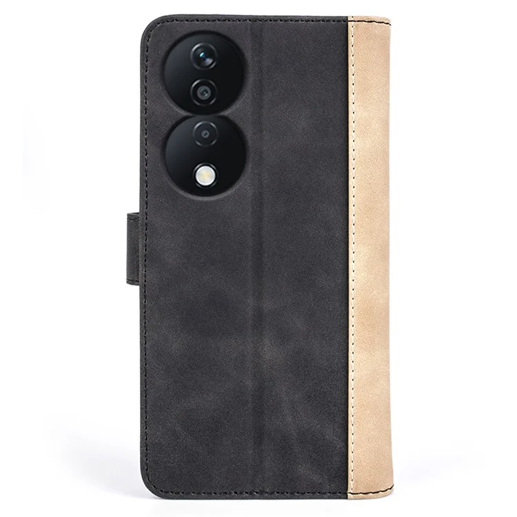 Per Honor X7b 4G / 90 Custodia protettiva antiurto a colori in pelle sintetica - Nero 