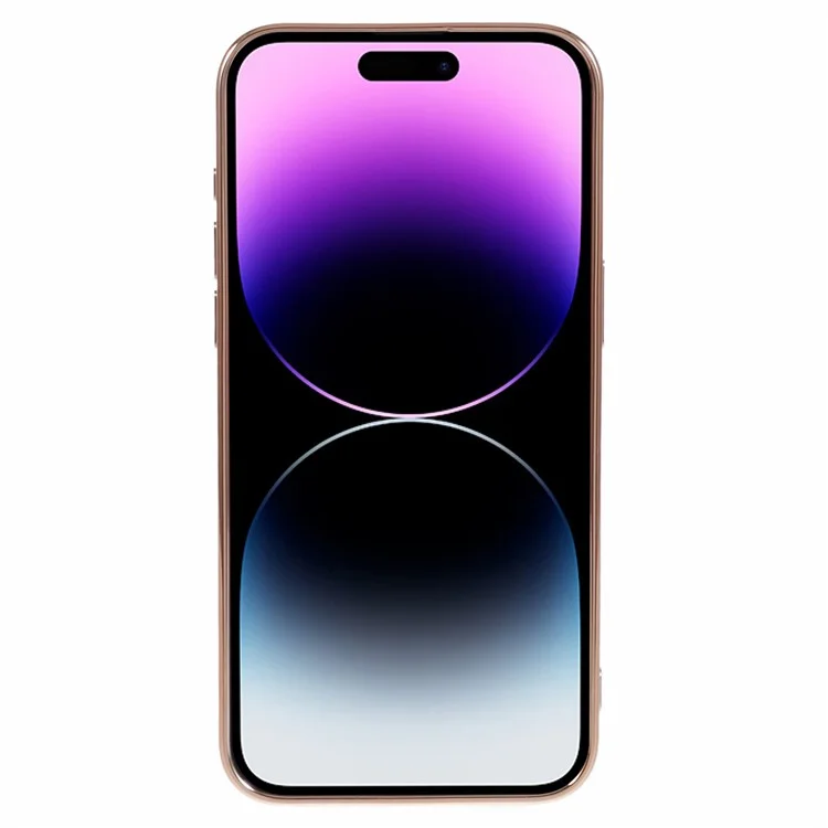 Per iPhone 14 Pro Max Custodia TPU 6D Elettroplaccatura Cuore d'Amore Compatibile con MagSafe - Bianco