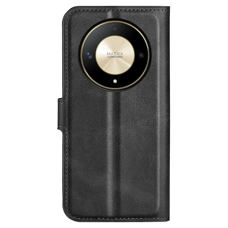Чехол с магнитным закрытием и подставкой для телефонов For Honor X50 5G / X9b 5G / Magic6 Lite 5G - Черный