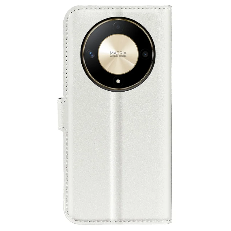 For Honor X50 5G / X9b 5G / Magic6 Lite 5G Case Wallet PU Leather Protective Phone Cover  - White