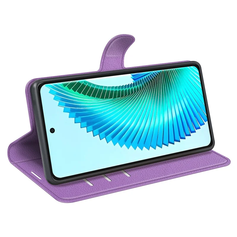For Honor X50 5G / X9b 5G / Magic6 Lite 5G Case Wallet PU Leather Protective Phone Cover  - Purple