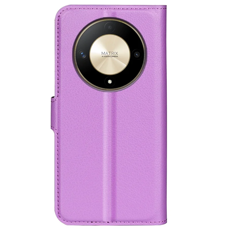 For Honor X50 5G / X9b 5G / Magic6 Lite 5G Case Wallet PU Leather Protective Phone Cover  - Purple