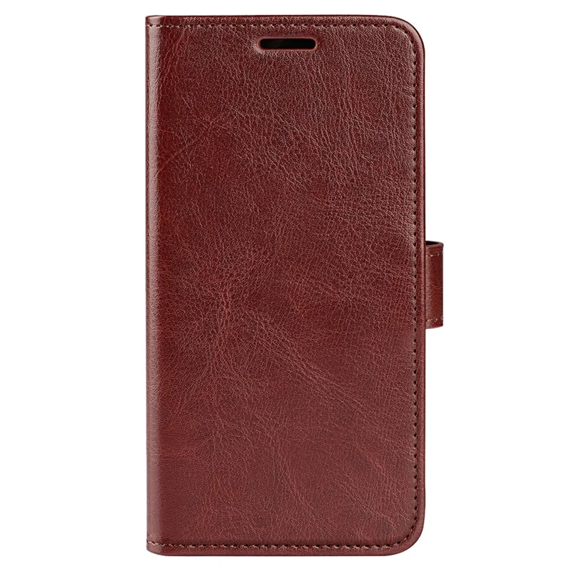 For Xiaomi Poco F6 Pro 5G / Redmi K70 5G / K70 Pro 5G Case Crazy Horse Texture Leather Wallet Folio Cover - Brown