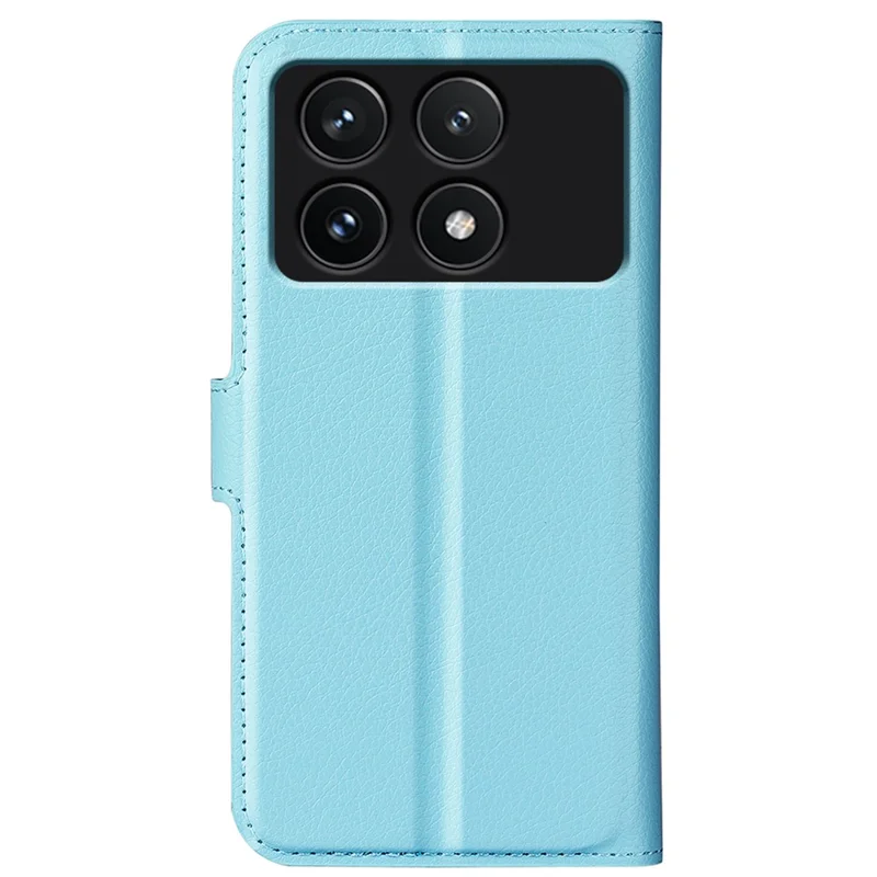 Per Xiaomi Poco F6 Pro 5G / Redmi K70 5G / K70 Pro 5G Custodia in pelle PU Slot per schede Tasca Stand Custodia per telefono - Blu