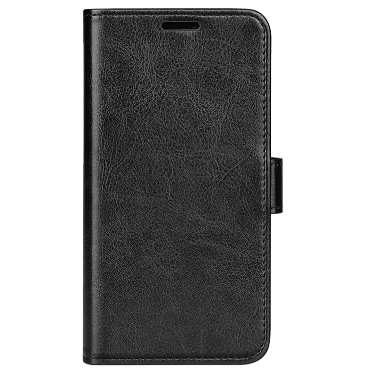 Para Xiaomi Redmi K70E 5G / Poco X6 Pro 5G Carcasa Soporte de Visualización Funda de Teléfono de Cuero - Negro