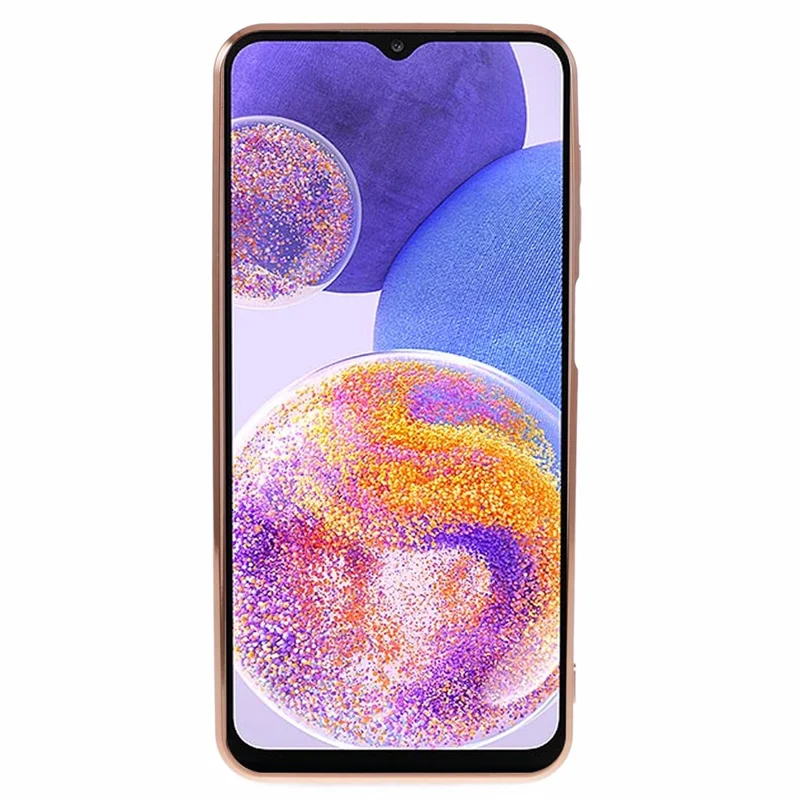 For Samsung Galaxy A23 4G / A23 5G (Global Version) Case 6D Electroplating Love Heart TPU Phone Cover - Red