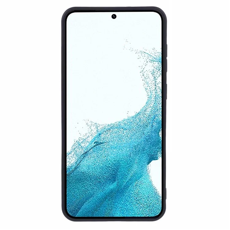 Für Samsung Galaxy S22+ 5G Stoßfeste Hülle Kompatibel mit MagSafe Gummierte TPU Handyhülle mit Linsenfilm - Schwarz