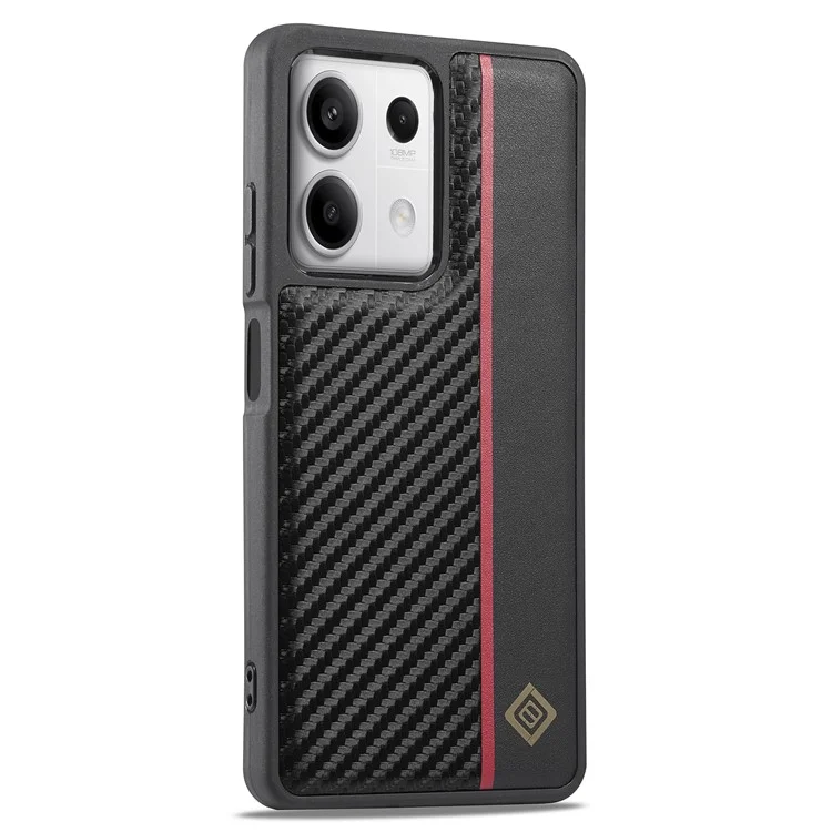 Lc. Imeeke Para Xiaomi Redmi Nota 13 5G Case Textura de Textura de Carbon