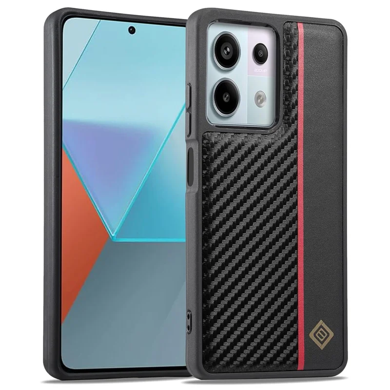 LC.IMEEKE For Xiaomi Redmi Note 13 Pro 5G / Poco X6 5G Case Carbon Fiber Texture Shockproof Phone Cover