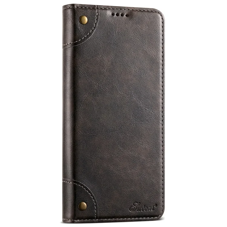 SUTENI Per Samsung Galaxy Note20 Ultra / Note20 Ultra 5G Custodia in Pelle+TPU Porta Carta Custodia per Telefono - Nero