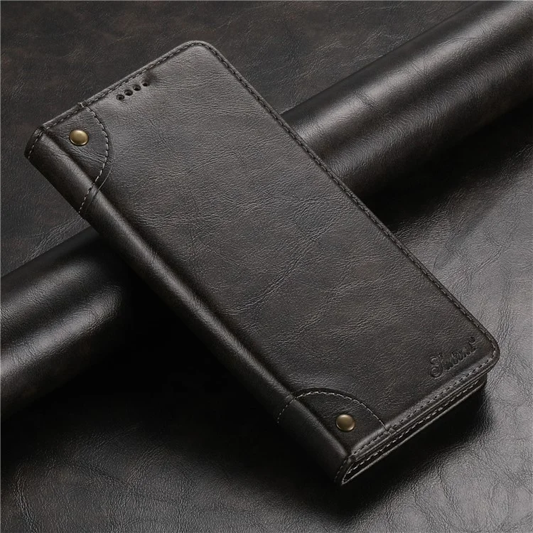 SUTENI Per Samsung Galaxy Note20 Ultra / Note20 Ultra 5G Custodia in Pelle+TPU Porta Carta Custodia per Telefono - Nero