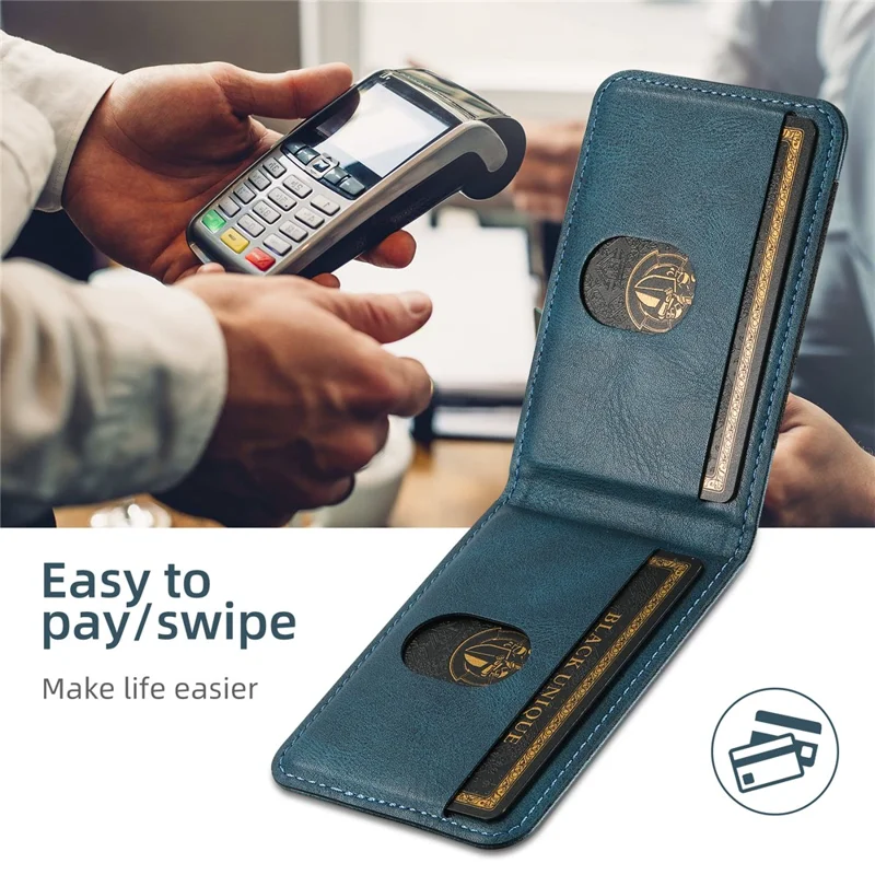 SUTENI H17 For iPhone 15 Pro Case Compatible with MagSafe TPU+PU Phone Shell - Blue