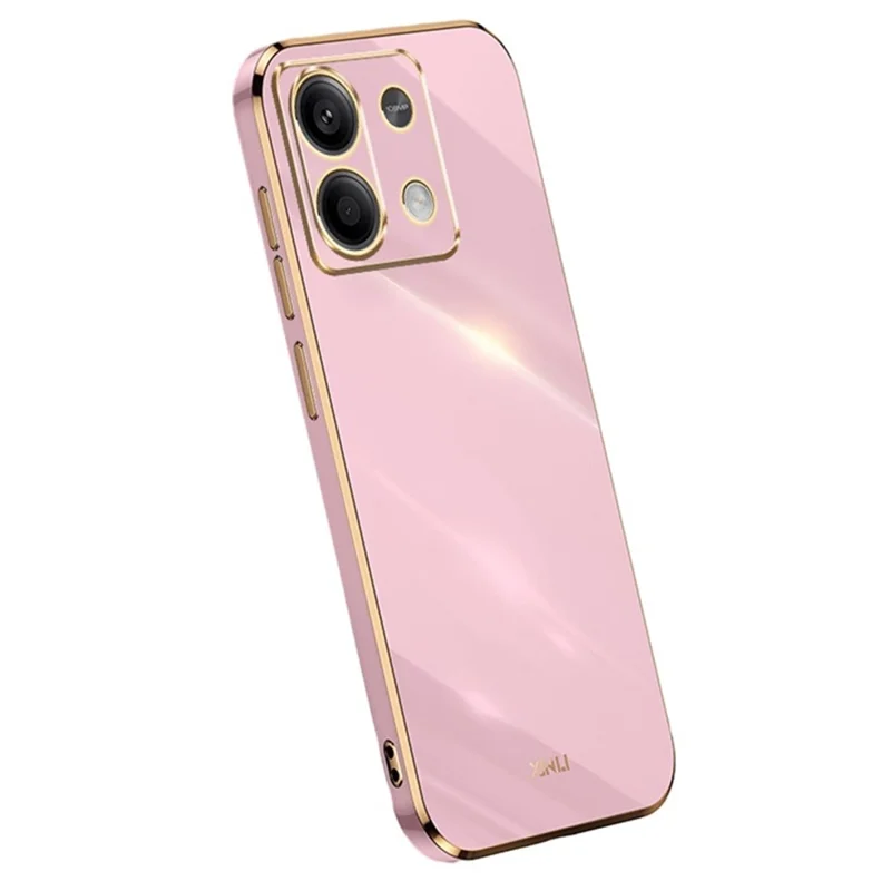 XINLI For Xiaomi Redmi Note 13 Pro 4G / Poco M6 Pro 4G TPU Phone Case Electroplating Edge - Purple