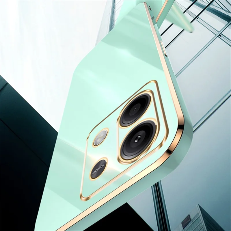 XINLI For Xiaomi Redmi Note 13 Pro 4G / Poco M6 Pro 4G TPU Phone Case Electroplating Edge - Purple