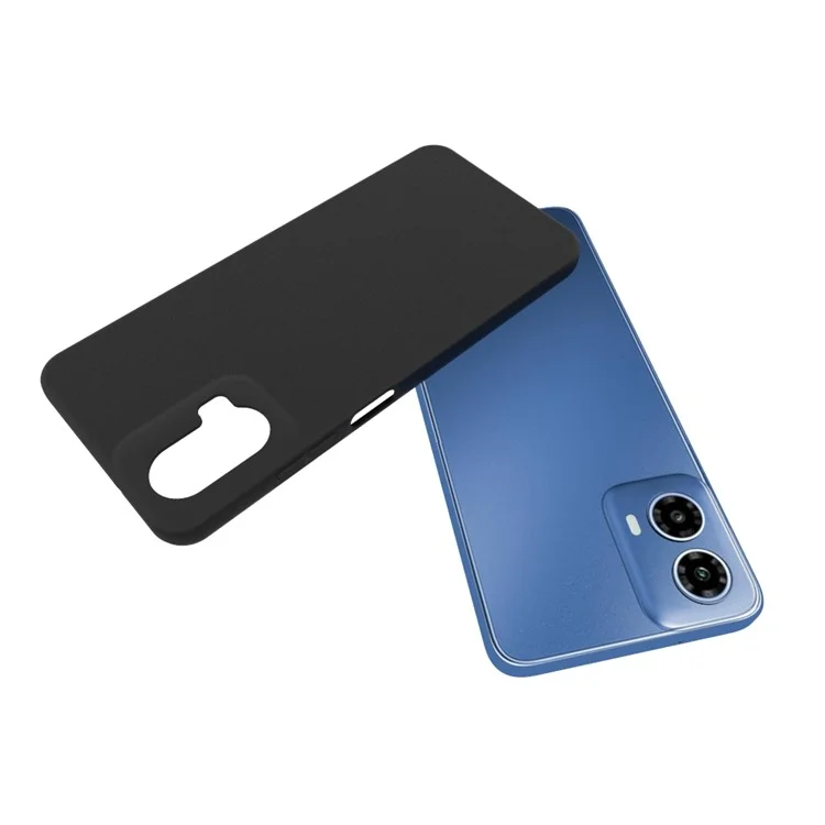 10pcs / Pack Für Motorola Moto G34 5G Hülle Dünne Matte TPU Back Protective Telefonabdeckung - Schwarz