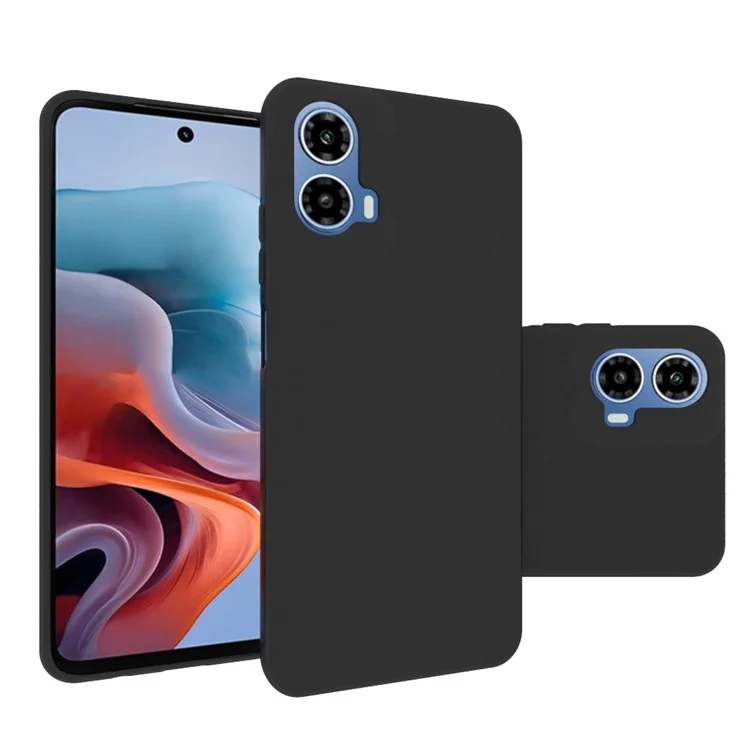 10 штук / Набор для Motorola Moto G45 5G / G34 5G Тонкий матовый TPU защитный чехол для телефона - Черный