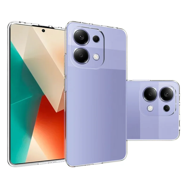 10 pezzi / confezione per Xiaomi Redmi Note 13 4G Case Watermark-Free Soft TPU Phone Cover HD Clear