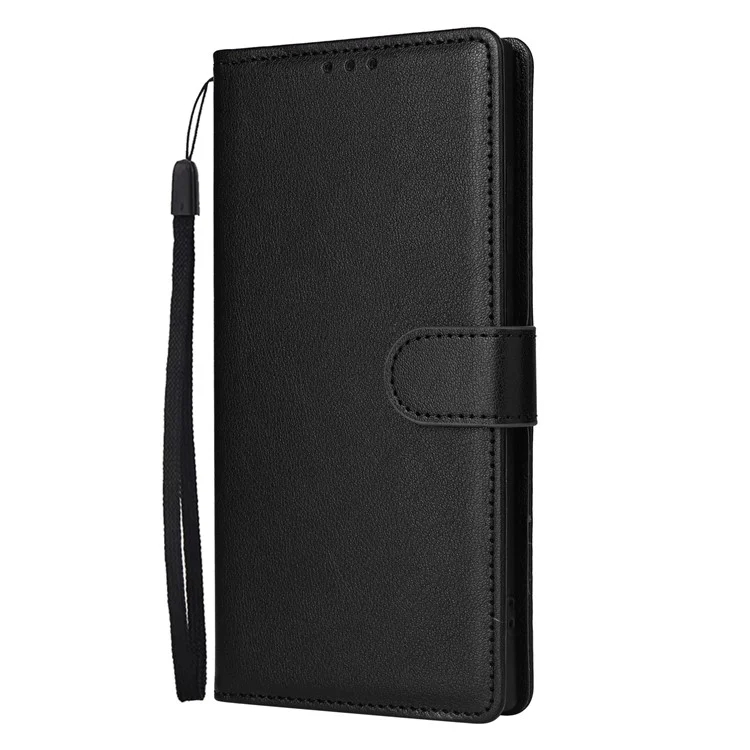 Für Samsung Galaxy S24 Ultra Case Card Slots Wallet Leder Schutzhülle - Schwarz
