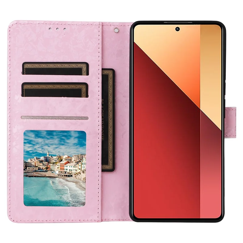 For Xiaomi Redmi Note 13 Pro 4G / Poco M6 Pro 4G Phone Case RFID Blocking Wallet Leather Cover - Colorful Flower