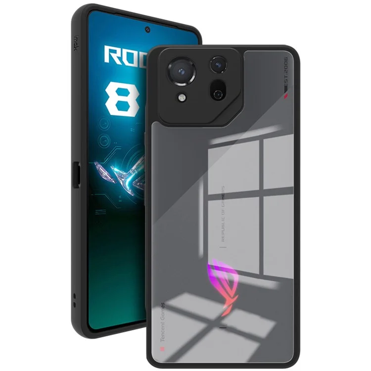 Série IMAK UX-9A Pour Asus ROG Téléphone 8 5G / Téléphone 8 Pro 5G Case pc + Tpu Couverture de Téléphone à L'amortisseur Tpu