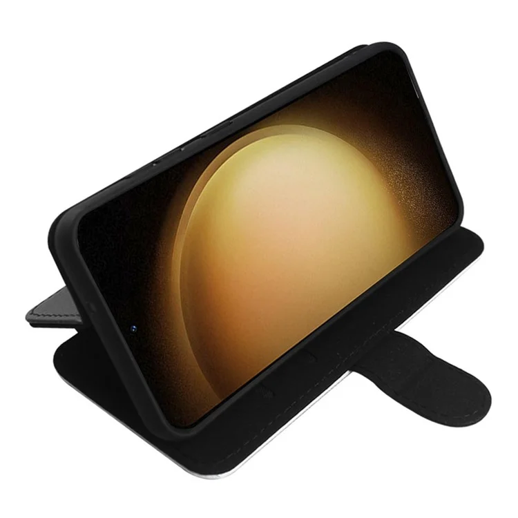 For Samsung Galaxy S23+ Sublimation Blank Case PU Leather Card Holder Phone Cover