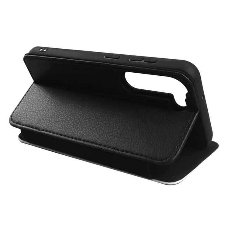 For Samsung Galaxy S23+ Sublimation Blank Case PU Leather Card Holder Phone Cover