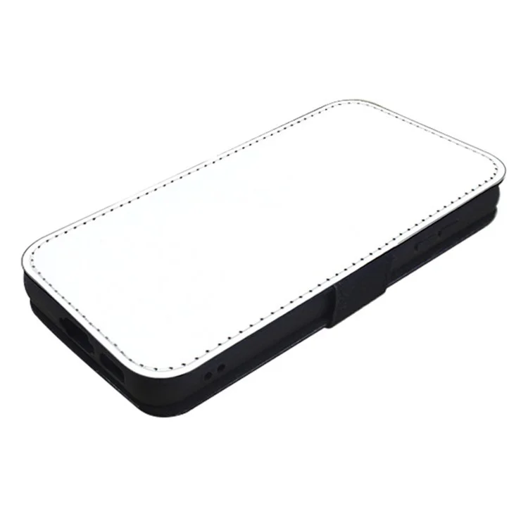 For Samsung Galaxy S23+ Sublimation Blank Case PU Leather Card Holder Phone Cover