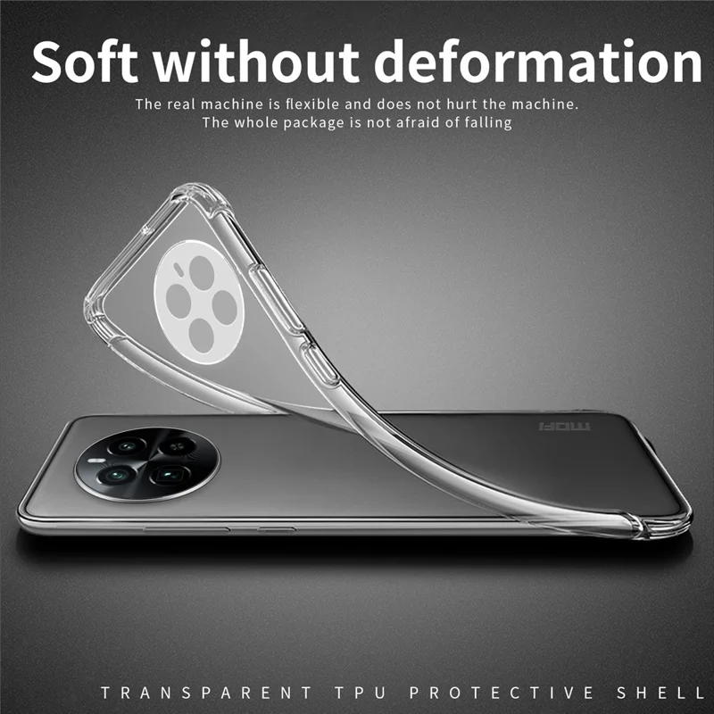 MOFI For Realme 12 4G / 12+ 5G Case Flexible Scratch Resistant TPU Phone Cover