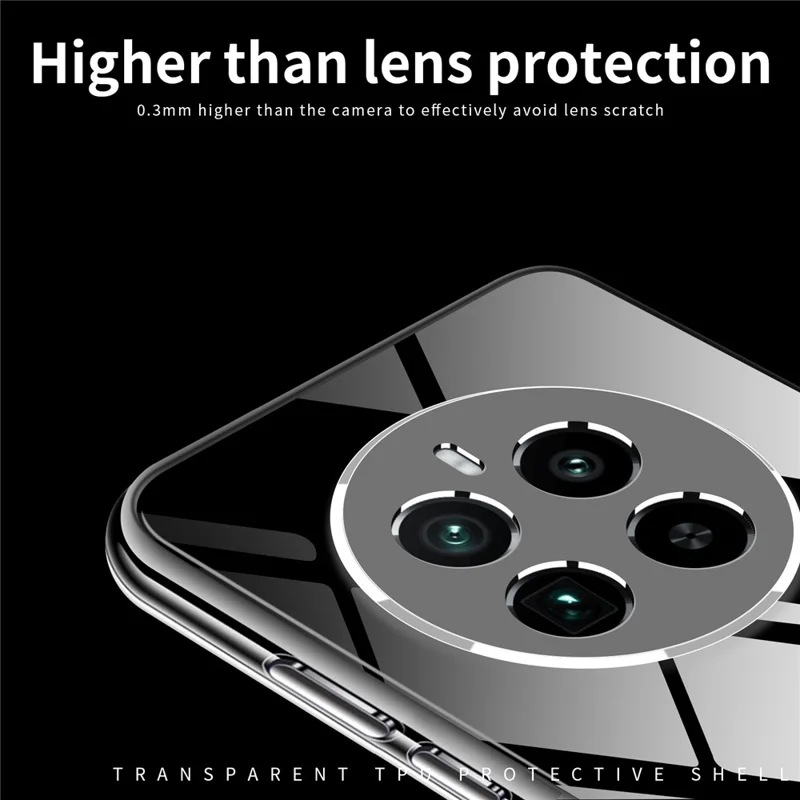 MOFI For Realme 12 4G / 12+ 5G Case Flexible Scratch Resistant TPU Phone Cover