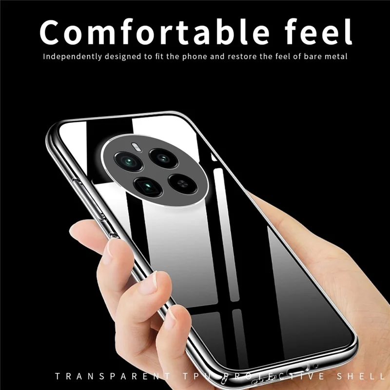 MOFI For Realme 12 4G / 12+ 5G Case Flexible Scratch Resistant TPU Phone Cover